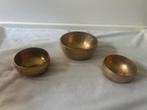 Tibetaanse Klankschalen Set 3 stuks, Ophalen, Overige materialen, Gebruikt, Schaal