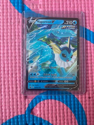 Vaporeon V beschikbaar voor biedingen