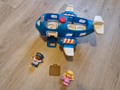 Fisher-price little people vliegtuig, Kinderen en Baby's, Speelgoed | Fisher-Price, Zo goed als nieuw, Auto of Voertuig, Ophalen