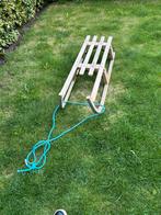 Houten slee opvouwbaar, Kinderen en Baby's, Speelgoed | Buiten | Sleeën, Ophalen, Gebruikt, Hout