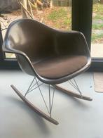 Eames rocking chair Herman Miller, Huis en Inrichting, Stoelen, Gebruikt, Bruin, Ophalen of Verzenden, Metaal