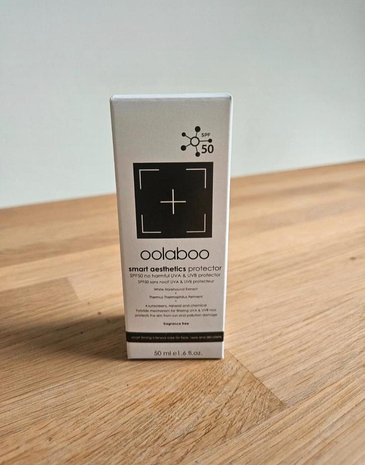Oolaboo SMART Aesthetics Protector SPF50 - NIEUW!, Sieraden, Tassen en Uiterlijk, Uiterlijk | Gezichtsverzorging, Nieuw, Gehele gezicht
