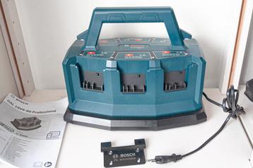 Bosch blauw GAL 18V6-80 8A snellader oplader voor 6 accu s beschikbaar voor biedingen
