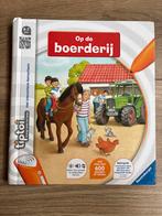 Tiptoi boek op deboerderij Ravensburger, Kinderen en Baby's, Ophalen of Verzenden, Zo goed als nieuw