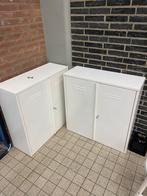 Twee metalen locker kastjes, Huis en Inrichting, Kasten | Dressoirs, Ophalen, Met deur(en), 50 tot 100 cm, Zo goed als nieuw