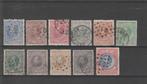 Nederland 1872, NVPH 19 t/m 29, Gestempeld., Postzegels en Munten, Postzegels | Nederland, Verzenden, T/m 1940, Gestempeld