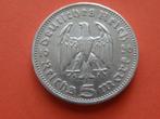 Duitsland 5 mark 1936 A zilver Hindenburg, Postzegels en Munten, Munten | Europa | Niet-Euromunten, Verzenden, Duitsland, Losse munt