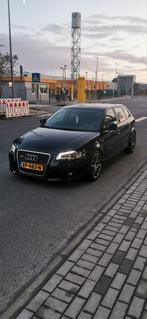 Audi A3 2009 1.8 S-line, Automaat, USB, 74 €/maand, Zwart