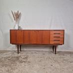 Ingolf Bahus vintage jaren 60 teak Noors sideboard, wandkast, Ophalen, Gebruikt, 150 tot 200 cm, Teakhout