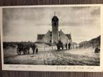 Ansichtkaart Katwijk aan Zee - Oude kerk, Ophalen of Verzenden, 1940 tot 1960, Gelopen, Zuid-Holland