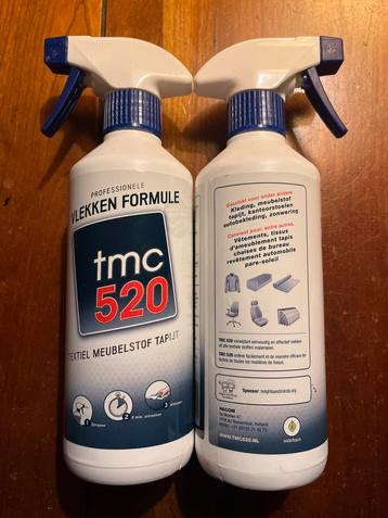 TMC 520 Vlekkenformule voor Textiel, Meubelstof & Tapijt beschikbaar voor biedingen