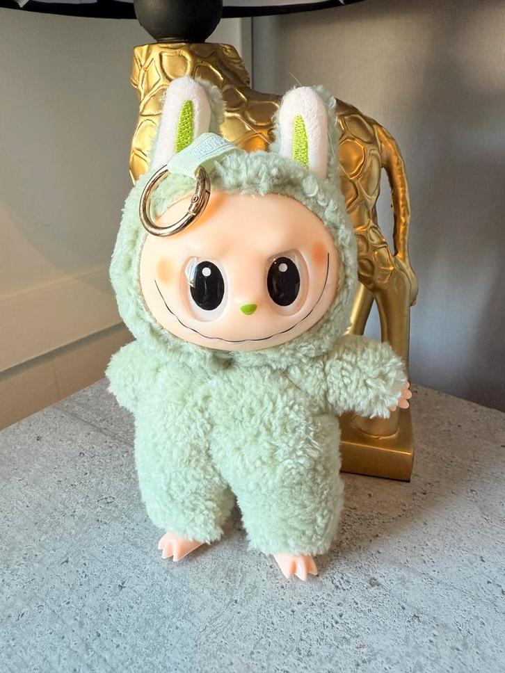 Labubu Knuffel – Lichtgroen – Zacht en Schattig, Kinderen en Baby's, Speelgoed | Knuffels en Pluche, Zo goed als nieuw, Overige typen