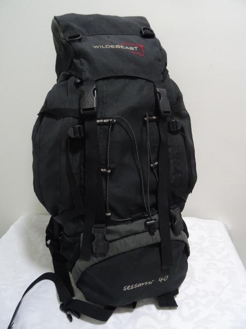 Wildebeast backpack rugzak rugtas backpacken Sessami 40 tas, Sieraden, Tassen en Uiterlijk, Tassen | Rugtassen, Gebruikt, Overige merken