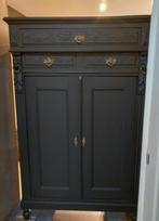 Prachtige meidenkast. Antraciet zwart.gerestyled, Ophalen