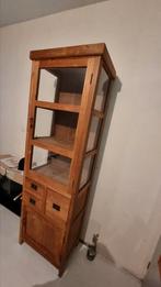 Vitrinekast, Huis en Inrichting, Kasten | Vitrinekasten, Ophalen, Gebruikt, 50 tot 100 cm, Glas