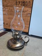 Metalen olielamp  lamp lights farms olielampje, Ophalen of Verzenden, Gebruikt, Glas, Olielamp