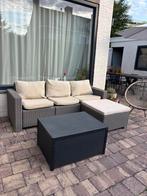 Loungeset wicker, Ophalen, Zo goed als nieuw, Wicker, Hocker