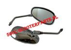 Spiegelset retro 50QT-E-000101/2 bella agm chrome, Ophalen of Verzenden, 50cc-Scooterparts, Info@50cc-scooterparts.nl, Veen