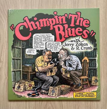 Robert Crumb Chimpin The Blues LP green vinyl beschikbaar voor biedingen