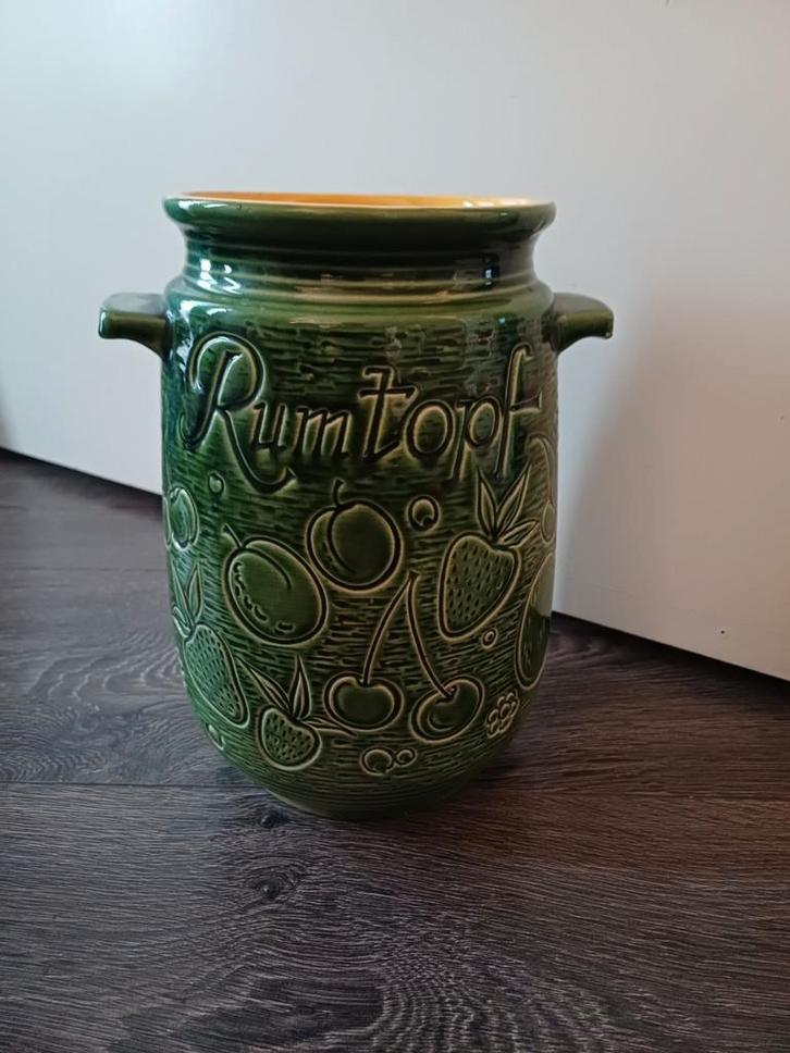 Vintage Rumtopf Pot - West Germany, Antiek en Kunst, Antiek | Keramiek en Aardewerk, Ophalen of Verzenden