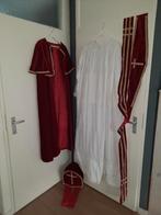 Sinterklaas Kosuum,Bisschop/Sinterklaas,Vintage Rood/Goud, Ophalen
