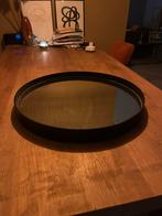 Ijzeren ronde spiegel, Huis en Inrichting, Woonaccessoires | Spiegels, Ophalen, Rond, Zo goed als nieuw, Minder dan 100 cm