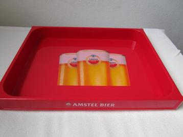 Amstel bier dienblad, rechthoekig, rood. beschikbaar voor biedingen