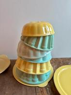 Puddingvormen pastel groen en geel, Ophalen of Verzenden