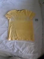 Dames t shirt TommyHilfingher mt L, Geel, Ophalen of Verzenden, Zo goed als nieuw, Korte mouw