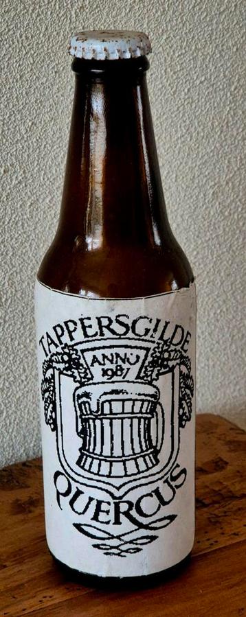 Mooi leeg flesje bier Tappersgilde QUERCUS anno 1987 beschikbaar voor biedingen