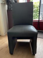 Eettafel leren stoel, Huis en Inrichting, Ophalen, Gebruikt, Overige kleuren, Leer