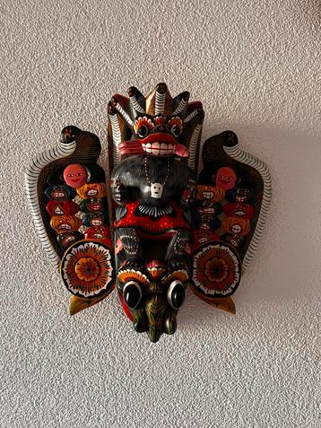Houten masker Sri Lanka beschikbaar voor biedingen