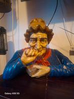 Vintage Beeld van een Lezende Vrouw, Antiek en Kunst, Ophalen of Verzenden