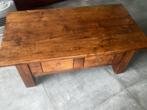 Houten Salontafel met Lades, Gebruikt, 100 tot 150 cm, Eikenhout, Minder dan 50 cm