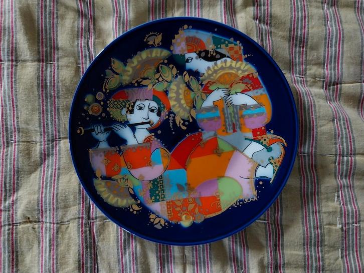 Rosenthal Wandbord Bjørn Wiinblad van Tante Brocante, Antiek en Kunst, Antiek | Wandborden en Tegels, Ophalen of Verzenden