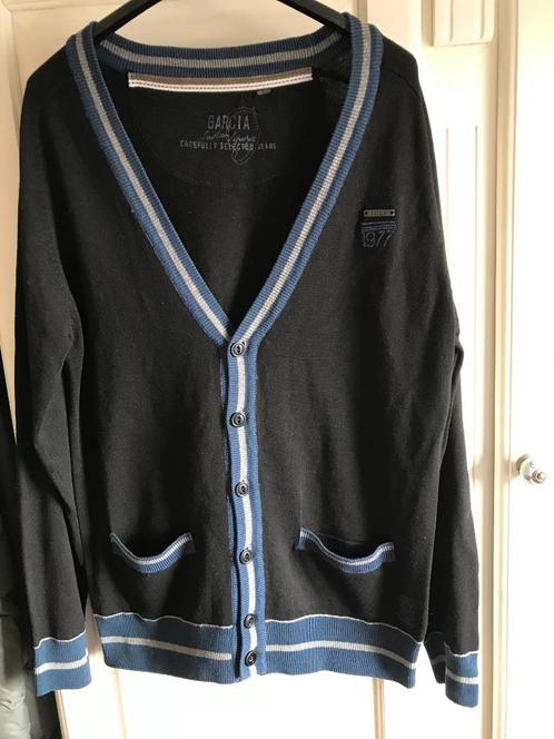 vest (Garcia), Kleding | Heren, Truien en Vesten, Gedragen, Maat 48/50 (M), Zwart, Ophalen of Verzenden