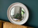 ZARA Home Ronde spiegel met witte lijst, Rond, Ophalen of Verzenden, Zo goed als nieuw, Minder dan 100 cm