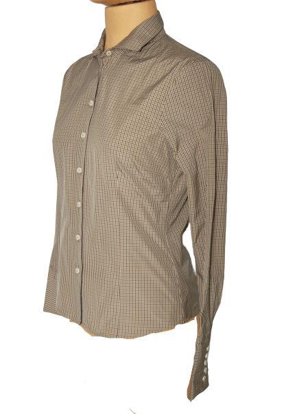 Nieuwe Stroke getailleerde blouse, Isaac, Mt. 38 / M, Kleding | Dames, Blouses en Tunieken, Nieuw, Maat 38/40 (M), Bruin, Verzenden
