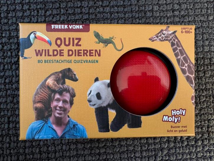 Nieuw spel! Freek Vonk Quiz wilde dieren, Hobby en Vrije tijd, Gezelschapsspellen | Kaartspellen, Nieuw, Een of twee spelers, Drie of vier spelers