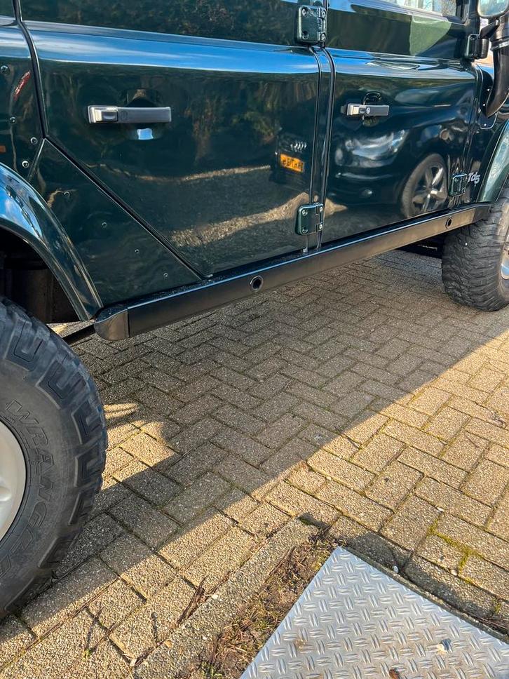 Land Rover Defender 110, Soutdown side bull bars sideskirt, Auto-onderdelen, Carrosserie en Plaatwerk, Spatbord, Land Rover, Voor