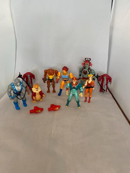9 Vintage Thundercats action figures He-man Telepix T.Wolf, Verzamelen, Poppetjes en Figuurtjes, Gebruikt, Ophalen of Verzenden