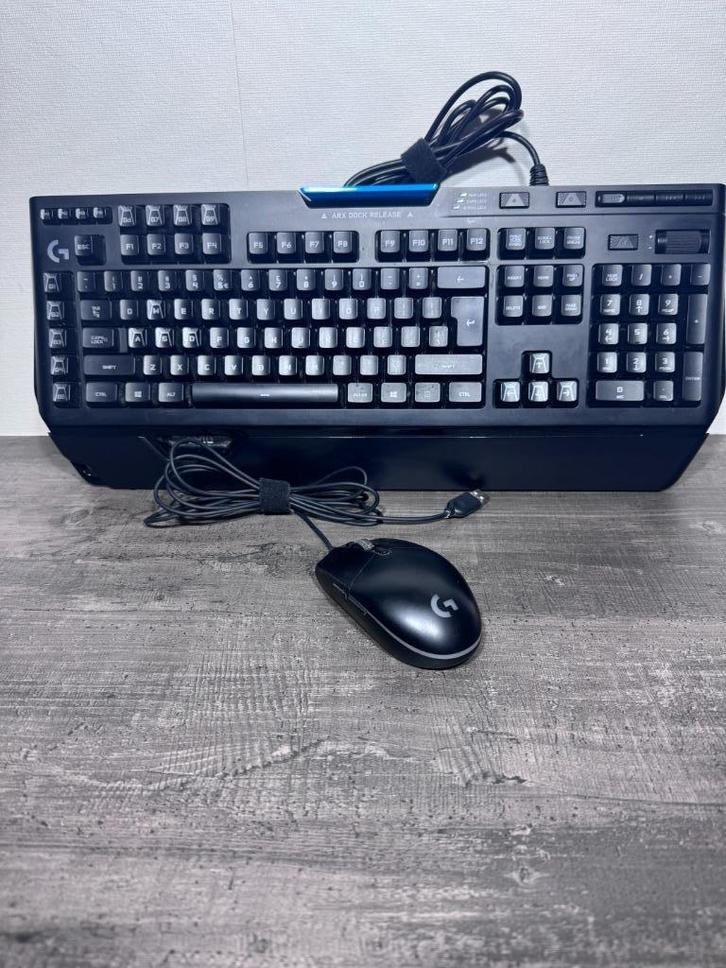 Logitech G910 toetsenbord + G203 muis, Computers en Software, Toetsenborden, Gebruikt, Qwerty, Bedraad, Gaming toetsenbord, Ophalen