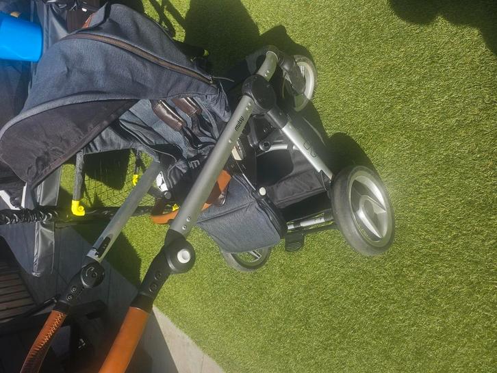 Mutsy Evo industrial denim compleet., Kinderen en Baby's, Kinderwagens en Combinaties, Gebruikt, Mutsy, Ophalen of Verzenden