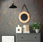 4 rollen VerticalArt Behang antraciet grijs koper goud vlies, Ophalen of Verzenden, 10 tot 25 m², Grijs