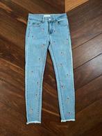 Redial Jeans met Flamingo's maat 36 / S, Kleding | Dames, Ophalen of Verzenden, Zo goed als nieuw, Blauw, W28 - W29 (confectie 36)