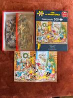 Jan van Haasteren Kerstkriebels COMPLEET, Ophalen of Verzenden, 500 t/m 1500 stukjes, Zo goed als nieuw