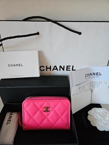 Chanel Muntgeld Portemonnee - Roze - ongebruikt beschikbaar voor biedingen