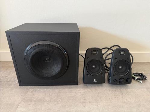 Logitech speakers Z623 2.1 subwoofer, Computers en Software, Pc speakers, Zo goed als nieuw, Audiokanaal 2.1, Ophalen