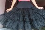 petticoat zwart xl 46 48 Nieuw, Kleding | Dames, Carnavalskleding en Feestkleding, Carnaval, Maat 46/48 (XL) of groter, Nieuw