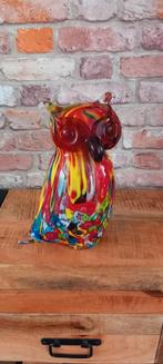 Murano Glas:Grote 31cm Uil Beeld🌹SALE VERKOOP🌹, Verzamelen, Ophalen of Verzenden, Nieuw, Dier
